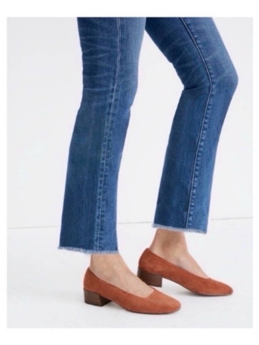 MADEWELL Fringe Flare Crop Jeans - Picture 3 of 10